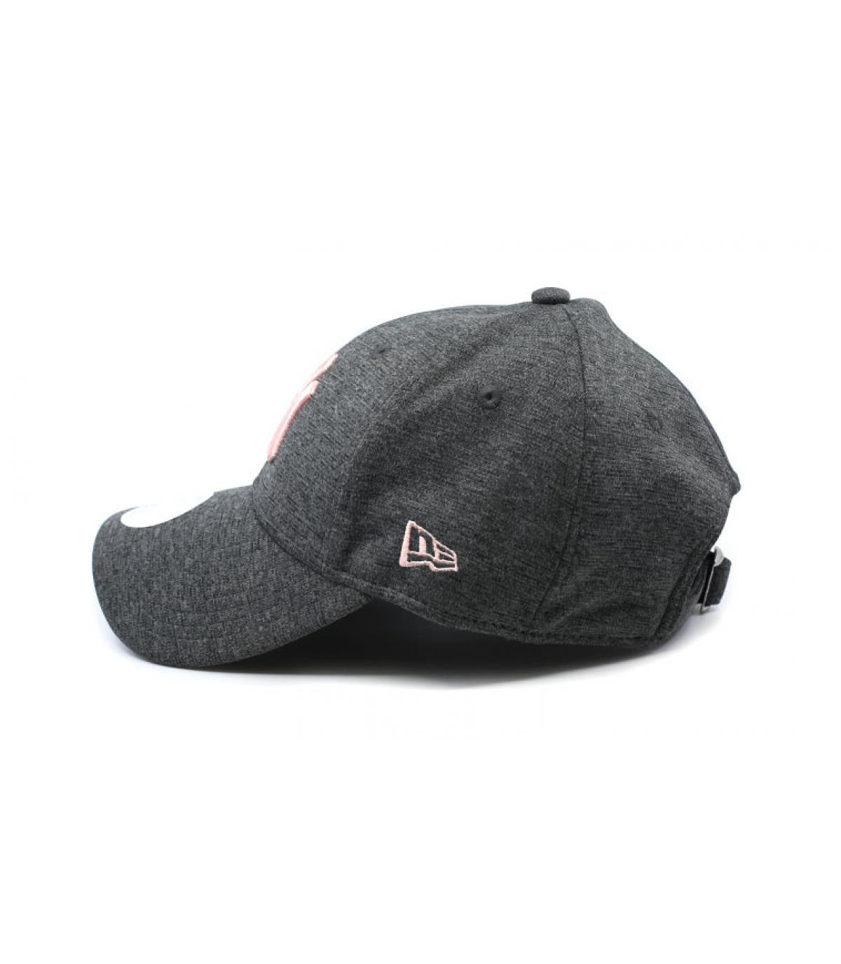 New Era women grey pink NY cap